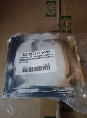 适用于HPCF287A/M501dn/M506dn/M527z/527f/527dn粉盒芯片