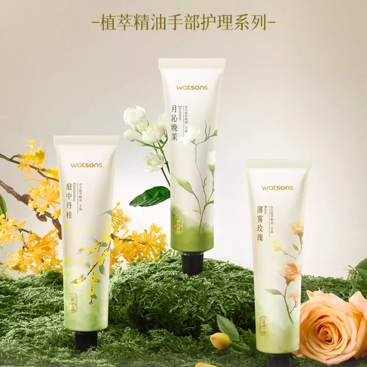 屈臣氏精油身体乳植萃东方香新