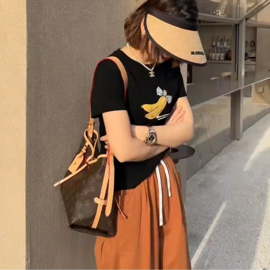 优草坊品牌正品女包秋冬软皮大包休闲斜挎托特包单肩女老花斜挎包