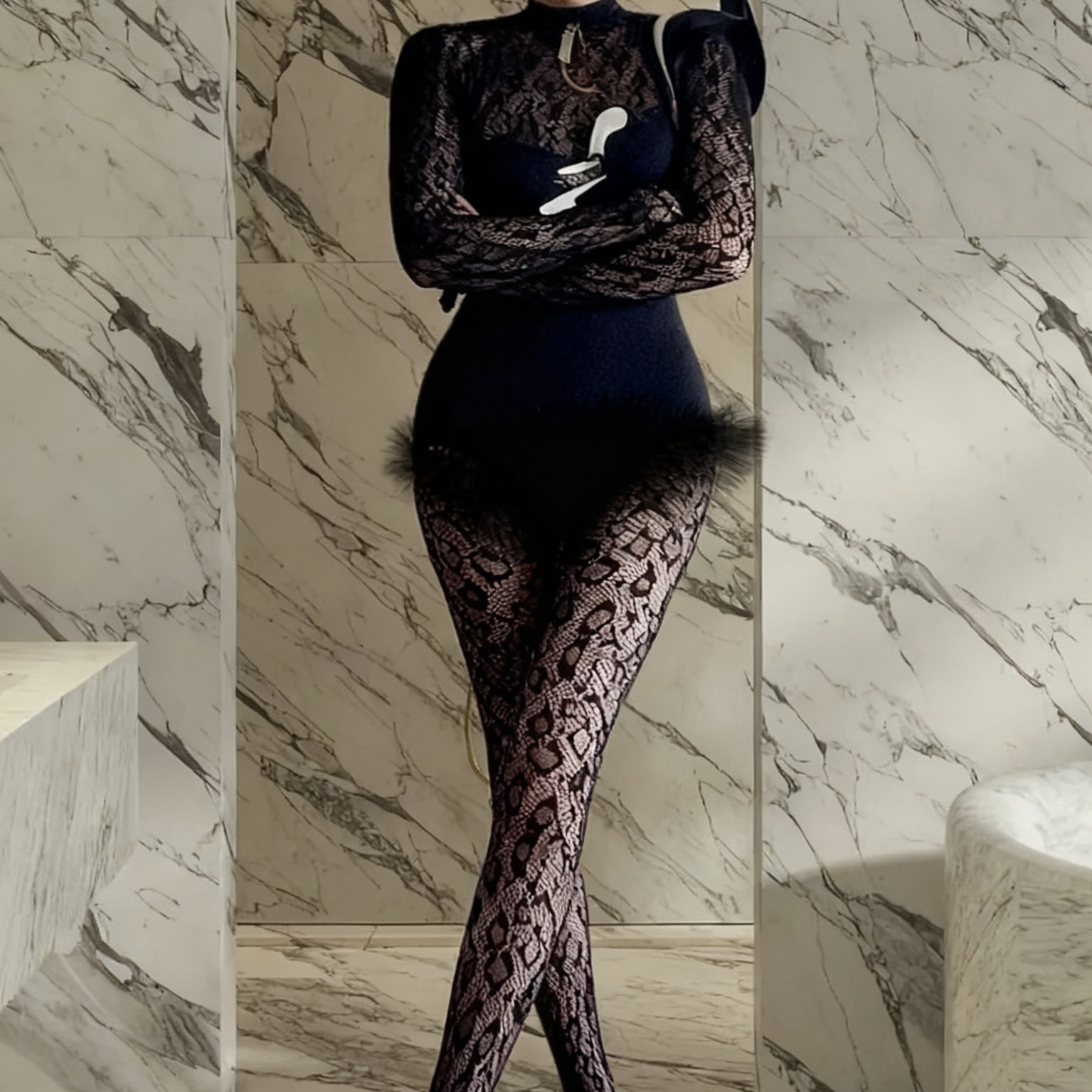 欧美个性复古豹纹连身丝袜女薄性感黑丝手套一体连体袜女装穿搭,女士内衣/男士内衣/家居服,连裤袜/打底袜,淘宝优惠券,粉丝福利购,淘宝优惠卷