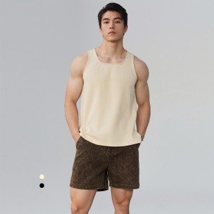 Lumen SouthStudio背心男女无性别26夏新款方领双色条纹肌理面料