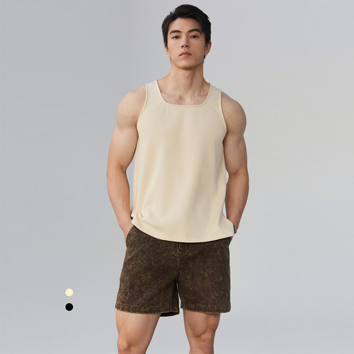 Lumen SouthStudio背心男女无性别26夏新款方领双色条纹肌理面料