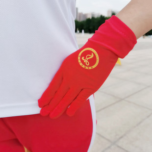 佳木斯快乐舞步健身操专用防滑排汗夏季分指手套