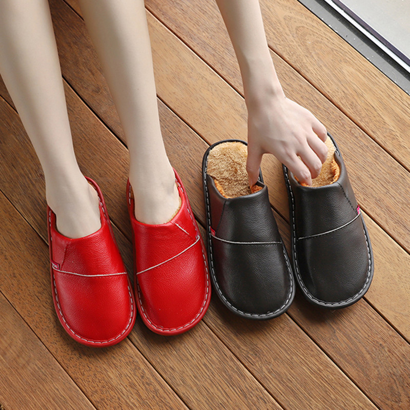海宁真皮拖鞋居家室内