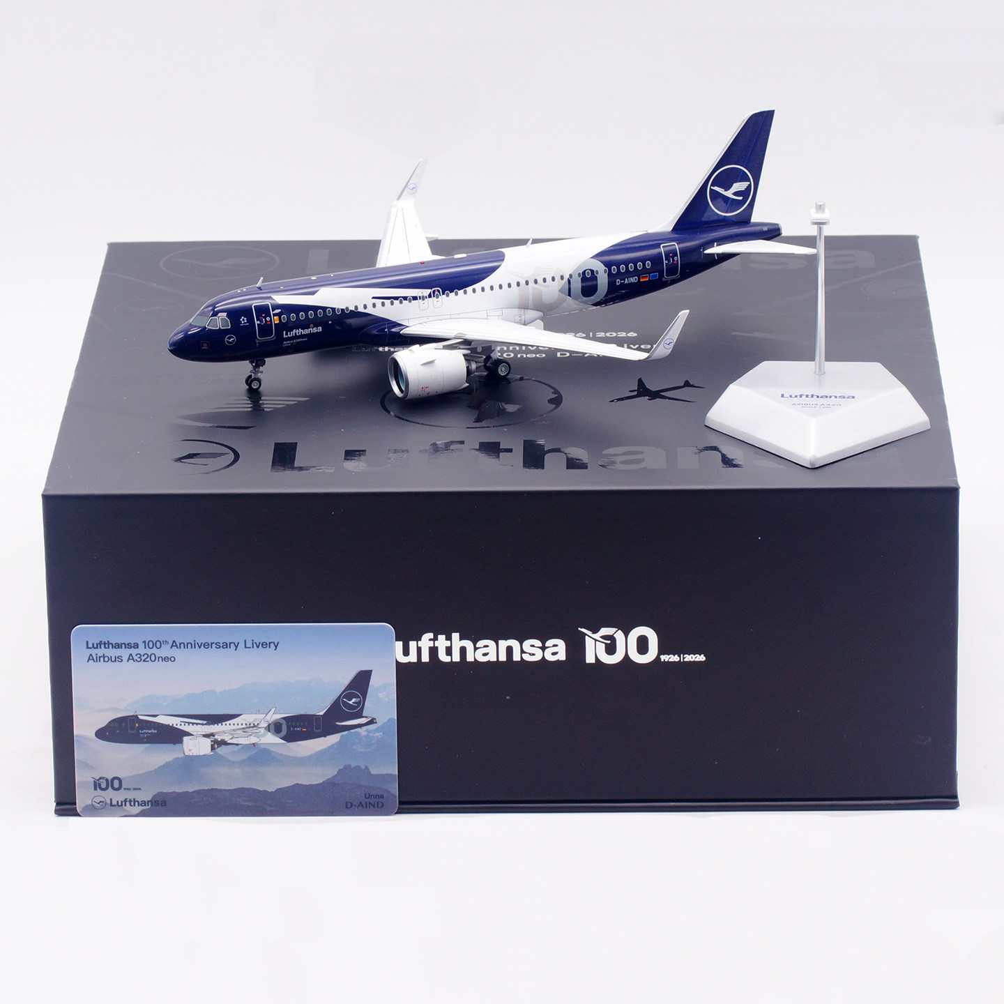 汉莎航空合金飞机模型A320neo
