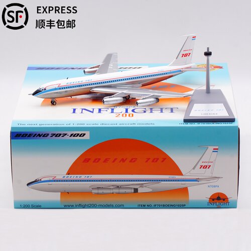 波音原厂B707-100飞机模型合金