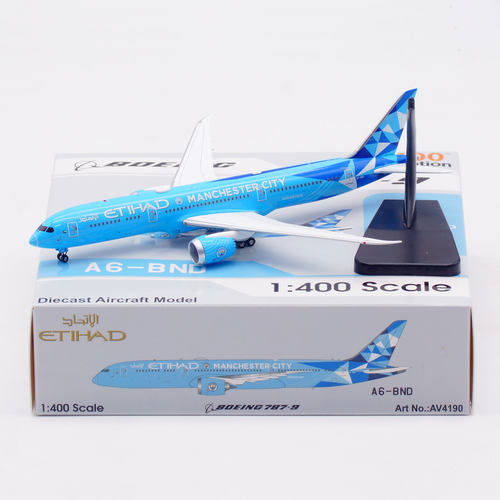 阿提哈德航空飞机模型合金B787-9