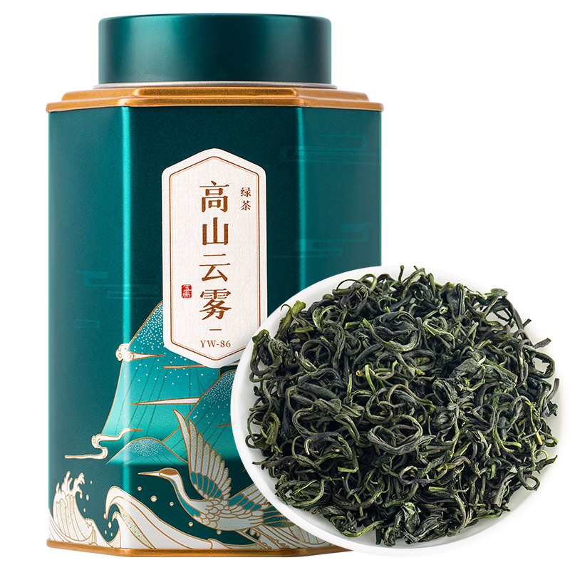 五虎高山云雾绿茶官方正品茶叶自己喝云雾茶新茶毛尖茶炒茶绿茶叶 茶 特色产区绿茶 原图主图