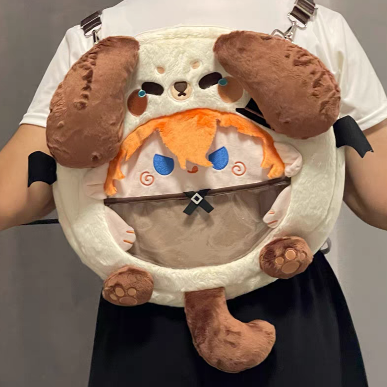 玩偶周边文豪野犬中原中也痛包娃娃书包芥川龙之介双肩包学生背包