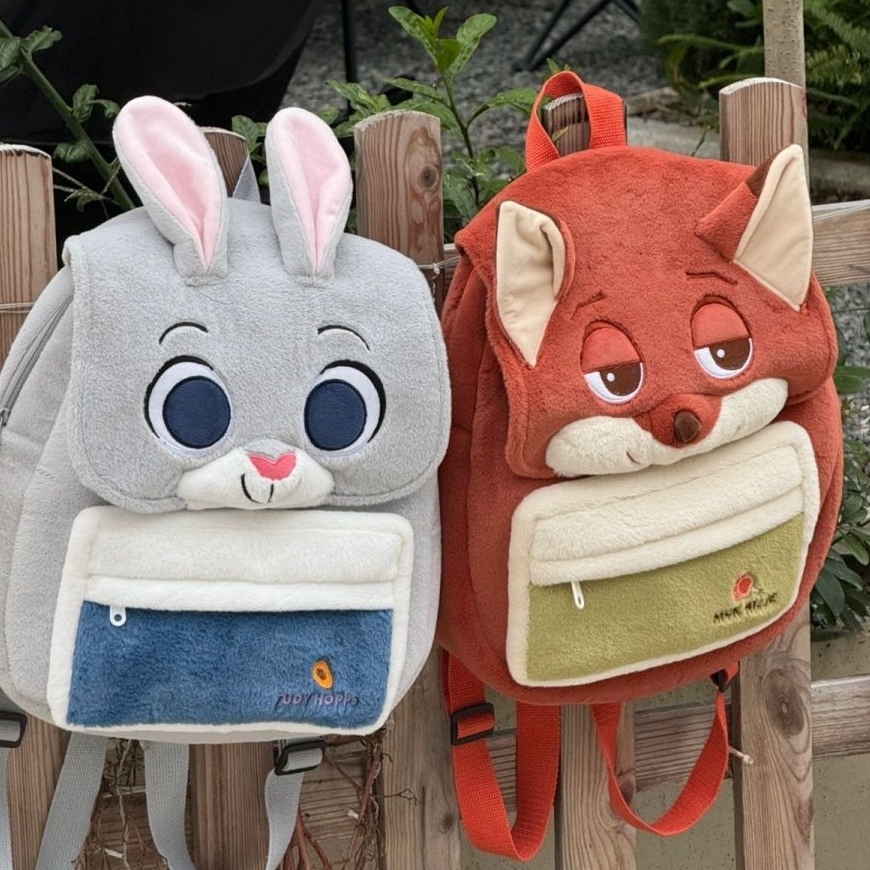 疯狂动物城包包兔子朱迪狐狸小熊双肩包小白背包维尼熊痛包书包女