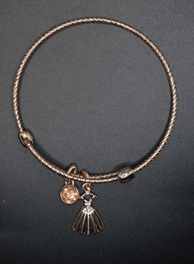 中古饰品首饰2017年MARY KAY周年庆杂志款手镯 可调节圈口 不退换