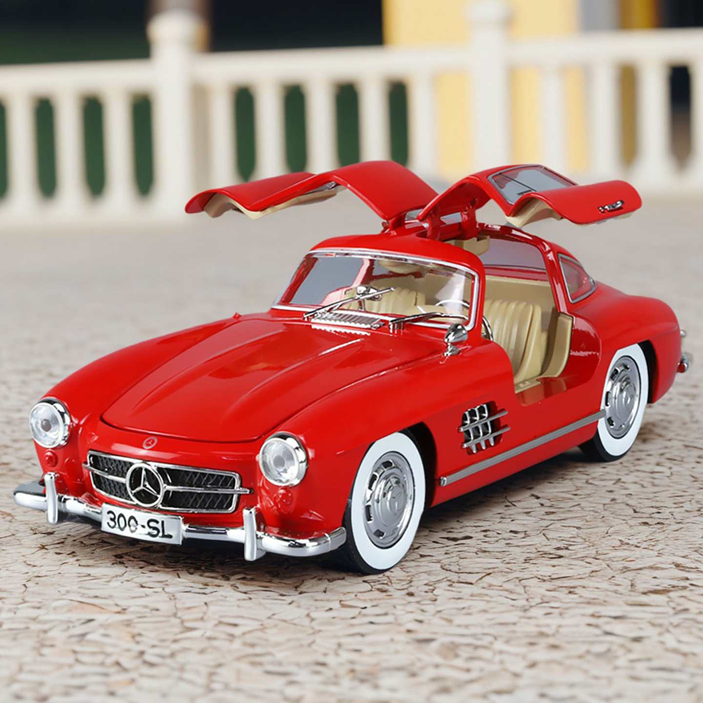 124奔驰复古老爷车合金汽车模型