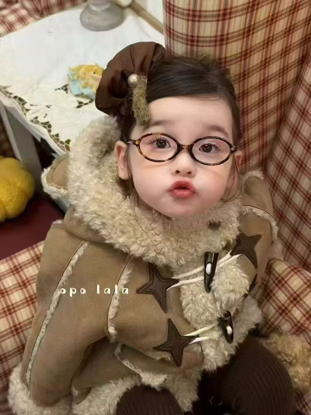 Opolala正版皮毛一体外套