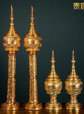 泰式风格东南亚木雕装饰摆件