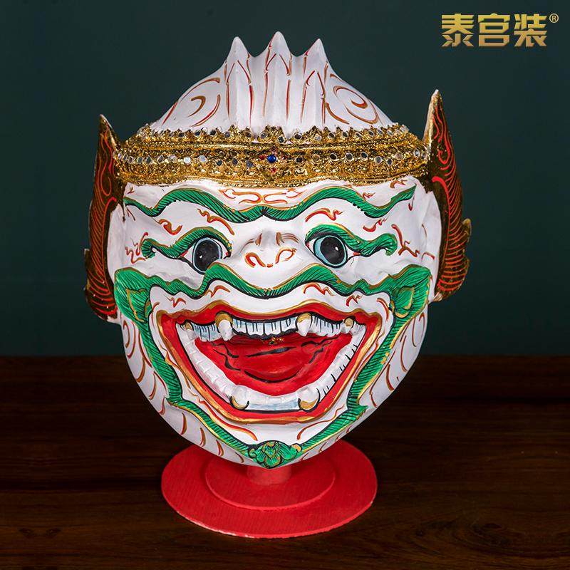 泰国特色孔舞面具脸谱手工艺品
