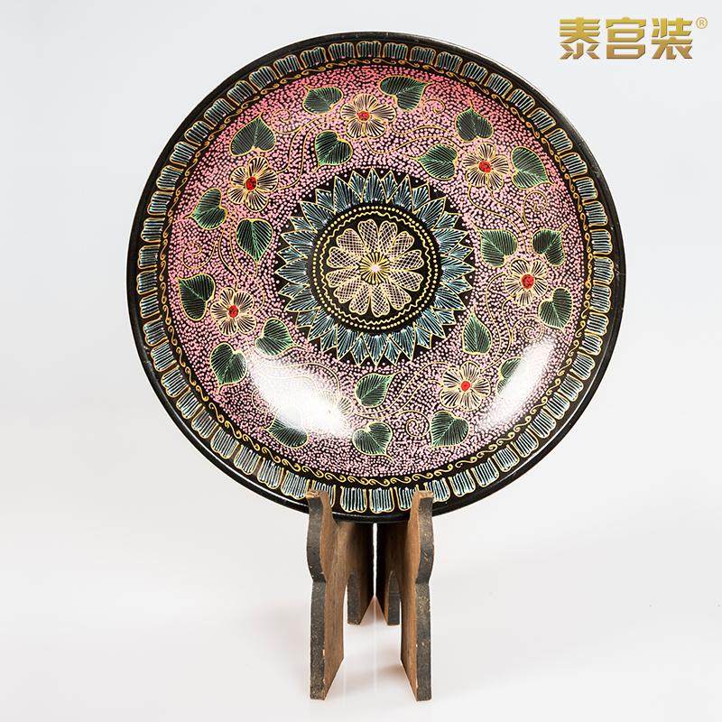 泰国尽快手工艺品摆盘摆件