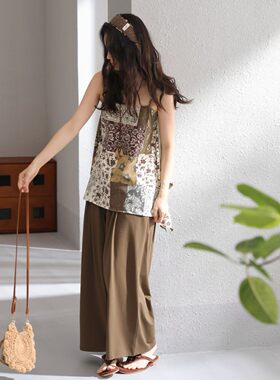 欢内春夏女款 吊带长裤家居服睡衣21789