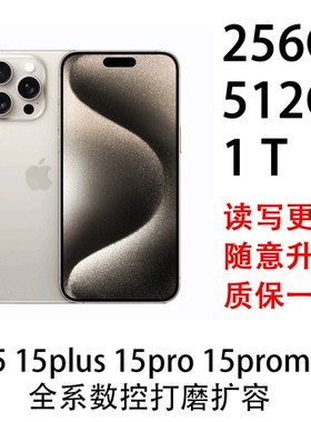 15 15plus 15pro 15promax系列扩容256G 512G 1TB送主板散热凝胶