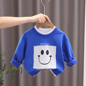 女宝宝1岁小童卫衣打底衫 男童卡通长袖 婴儿童装 春秋款 上衣 T恤春装