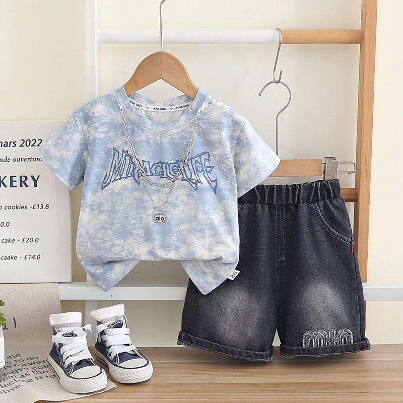 男童套装夏季韩版运动衣服1-5岁3帅宝宝洋气时髦夏装短袖两件套潮,童装/婴儿装/亲子装,套装,淘宝优惠券,粉丝福利购,淘宝优惠卷