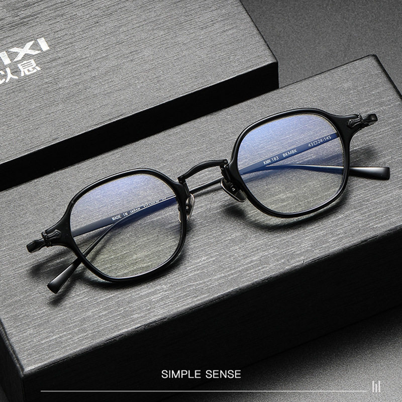 TAIAT防蓝光近视光学纯钛眼镜直销板材纯钛时尚复古潮流眼镜方框,ZIPPO/瑞士军刀/眼镜,防蓝光镜,淘宝优惠券,粉丝福利购,淘宝优惠卷