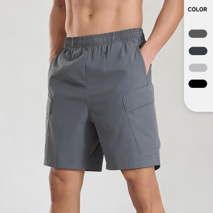 2026新款夏季工装短裤男轻量百搭纯色运动五分裤户外速干休闲裤子