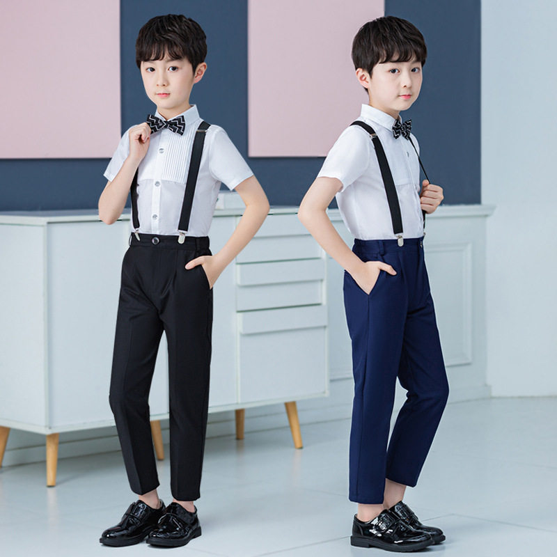 男童礼服套装夏装两件套帅气男童六一节目主持演出服厂家一件