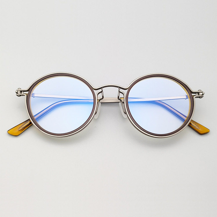 TAIAT复古纯钛明星同款眼镜时尚超轻佩戴舒适简约设计板材镜架