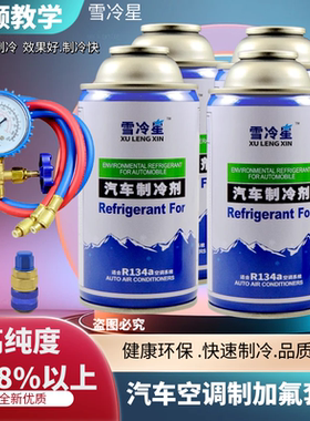 冷媒汽车空调r134a制冷剂雪种氟利昂挖土机货车卡车加氟工具