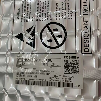 TH58TFG9DFLBA8C  东芝MLC 64G 闪存  BGA 全新原装正品