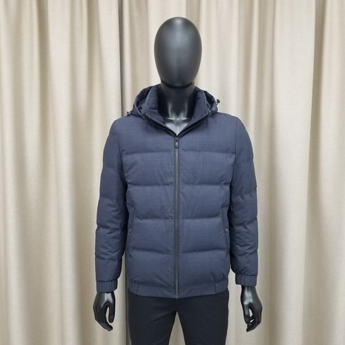 普洛克男装新款 YKK中老年连帽厚羽绒服外套商务休闲鸭绒冬上衣2