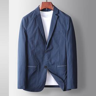 普洛克正品装春秋新款色轻薄免烫单西青年轻奢商务西服外套