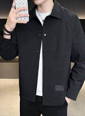 普洛克正品男装 春季爆款时尚休闲夹克长袖外套商务休闲商务休闲