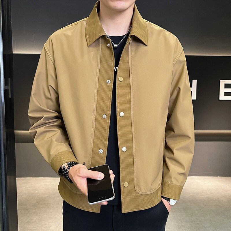 普洛克男装新款 原纱防晒单西冰丝凉感新款高弹防晒西服轻薄外套