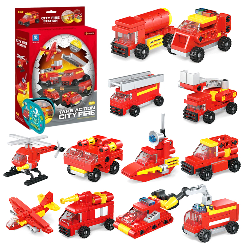 扭蛋玩具70MM圆球型7厘米7cm盲盒盲蛋扭蛋机可用消防工程车子拆蛋