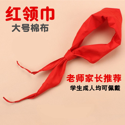 20条装小学生红领巾 儿童成人绸子红领巾少先队员办公学习绿领巾