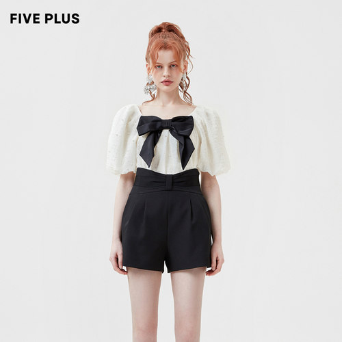 夏装FivePlus白衬衫温柔