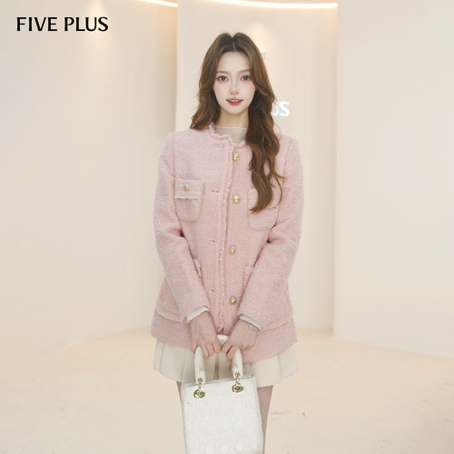 FivePlus小香风高级感羊毛外套