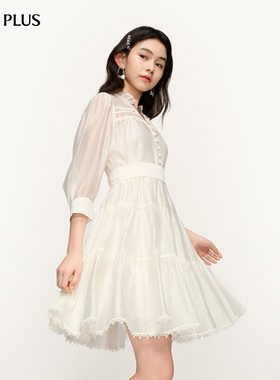 FIVE PLUS连衣裙莱赛尔天丝波嬉风吊带裙两件套装2026新款女春装