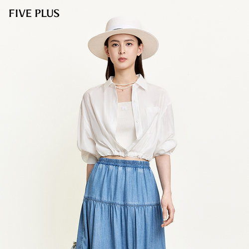 FivePlus翻领2025夏季新款衬衫