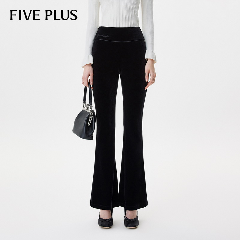 复古喇叭裤FivePlus高腰
