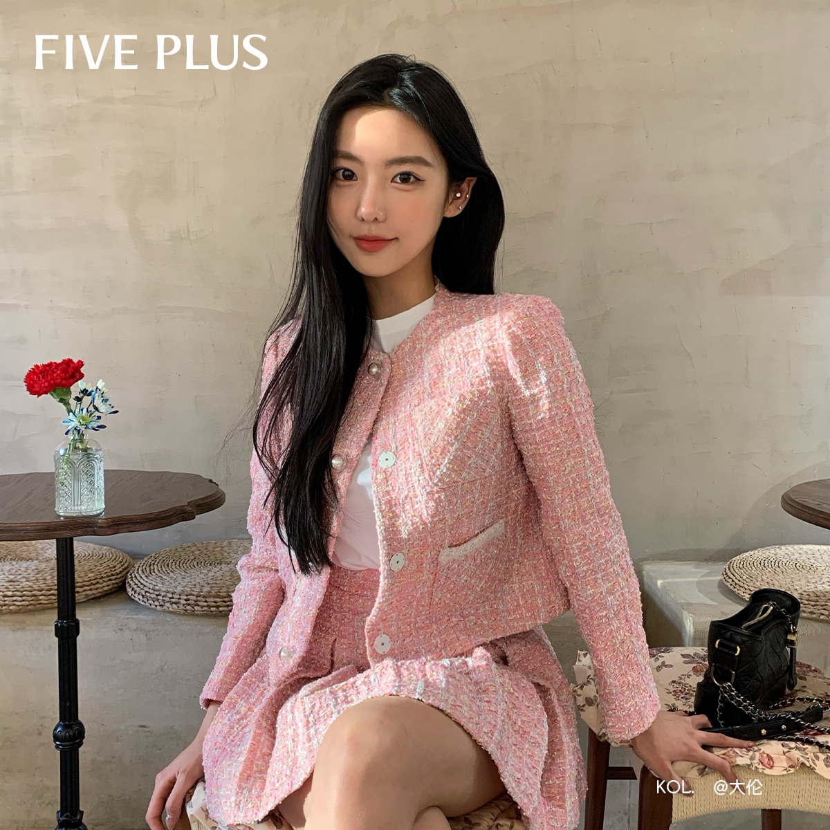 小香风短外套气质高级感圆领上衣