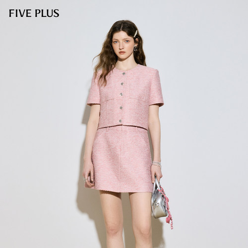 FIVEPLUS甜韵短款外套25秋新品