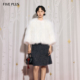 女冬装 FIVE PLUS皮草名媛风高级感软糯小个子毛外套2025新款