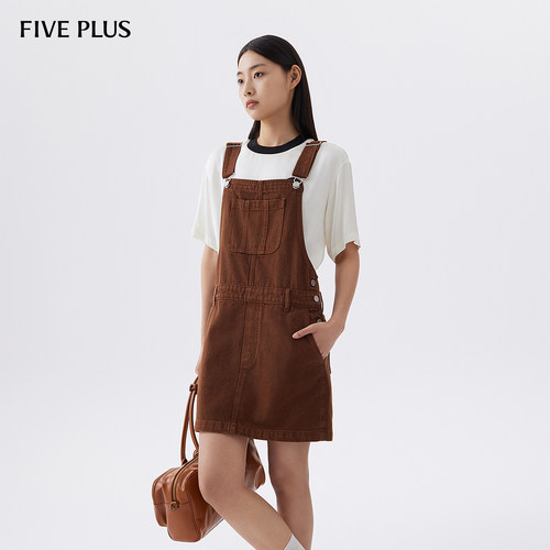 FIVEPLUS减龄学院背带裙