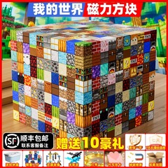 2025新款我的世界磁力方块磁铁积木迷你磁吸玩具益智拼装儿童全套