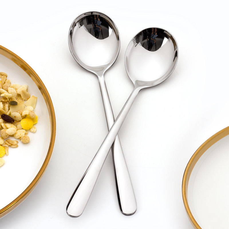304不锈钢优雅大圆勺总长20cm
