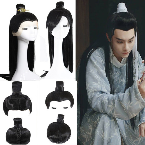 古代汉服男士假发