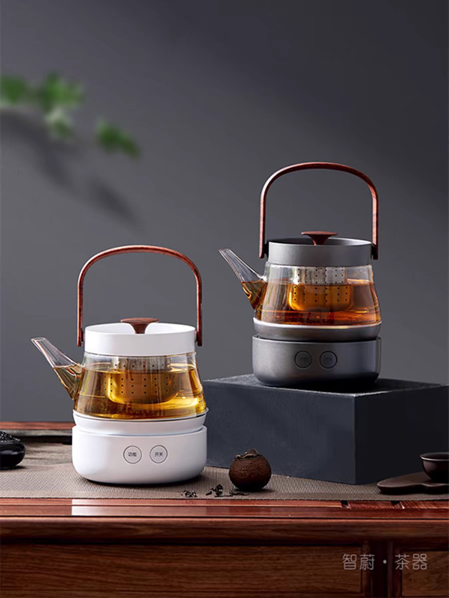 智蔚茶器电热茶壶玻璃煮茶器316不锈钢煮白茶陈皮静音恒温烧水壶