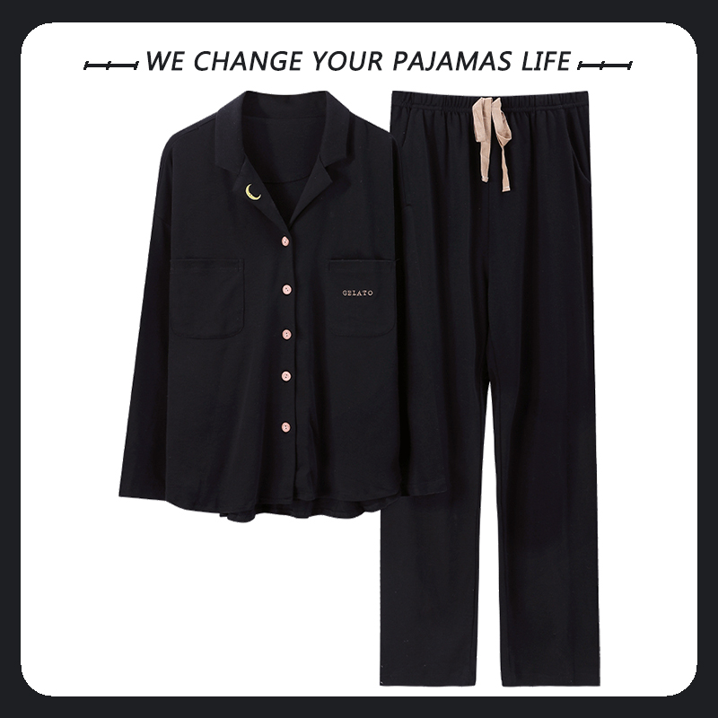 2025年睡衣女士春秋季纯棉开衫长袖休闲可外穿家居服全棉两件套装